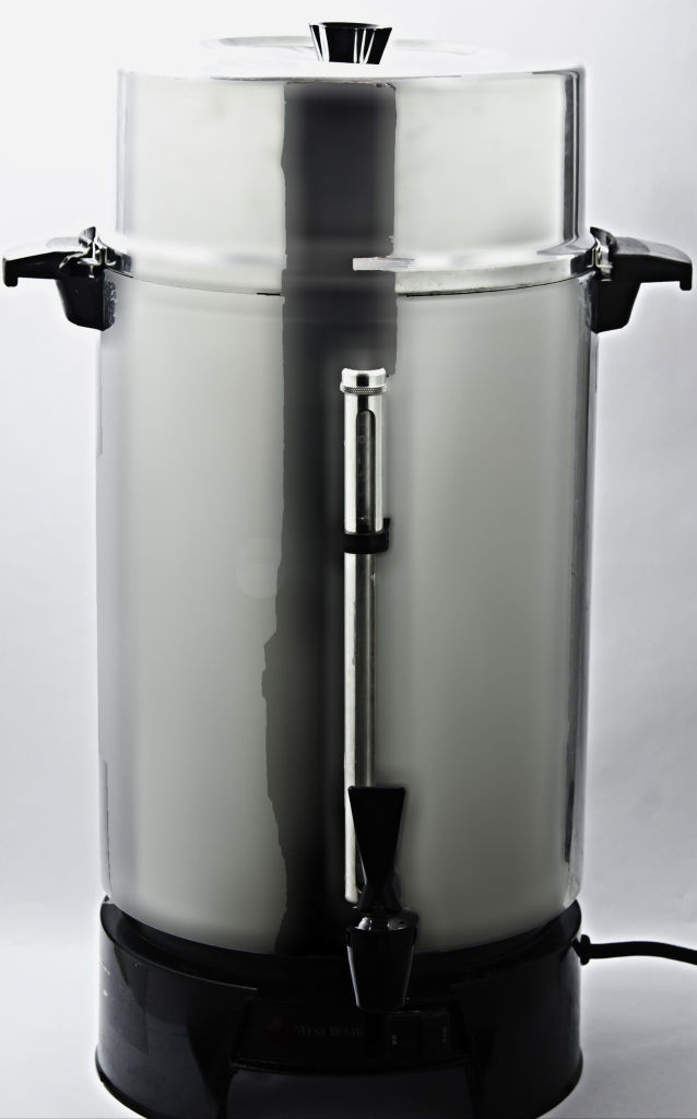 Nickel Plated Coffee Urn 100 Cup - Party Rentals NYC